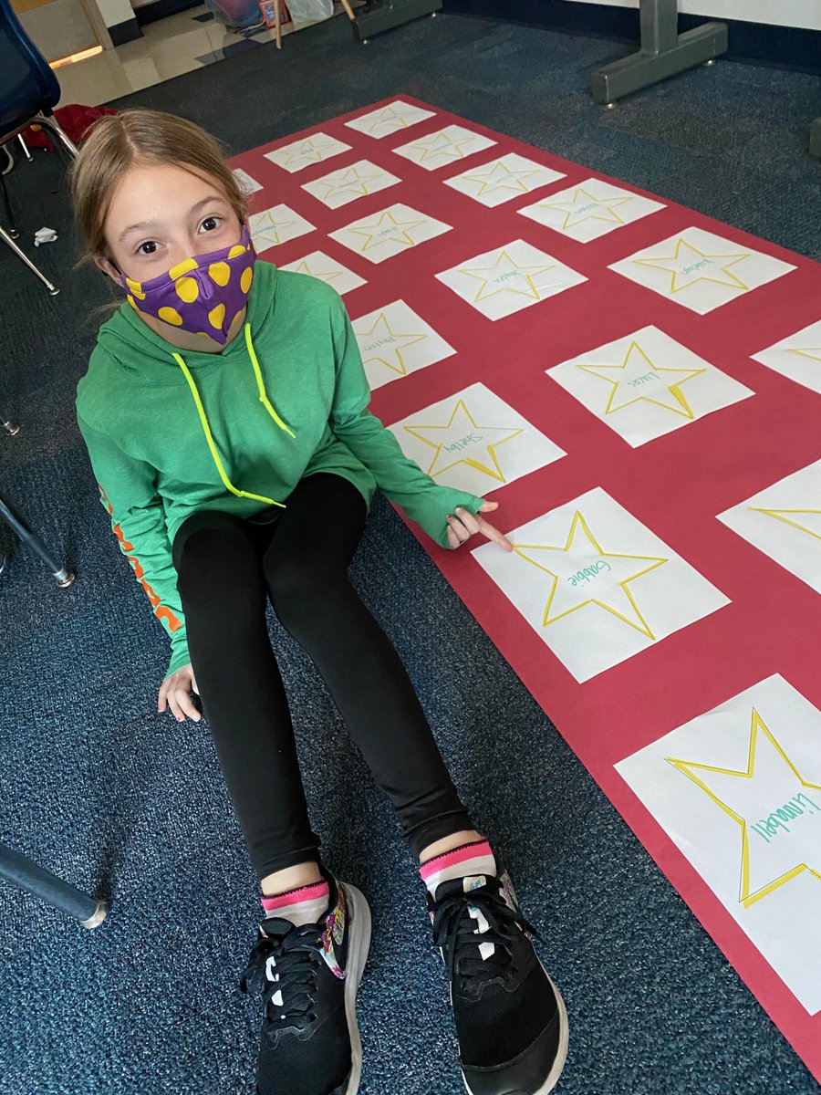 MrsBin5th's tweet photo. Just walking the red carpet at our publishing party #Clardywildcats #5thgrade #3rdpersonnarratives https://t.co/rixsJjBCKX