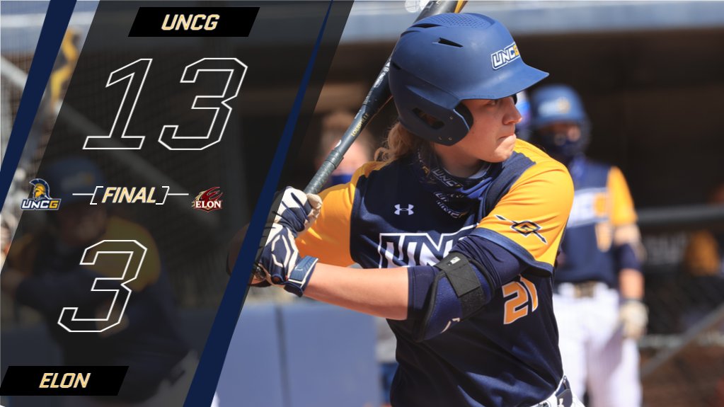 SHOWER OF POWER.

✅ 8th straight win.
✅ 6 homers (5 in the 7th inning).
✅ Gontram &amp; Matthijs 2 homers each.
✅ Matthijs &amp; Palmer 3 hits each.
✅ UNCG averaging 10.2 runs in last 8 games.
✅ 13 runs for the 2nd time in 4 games.
✅ Morgan Scott 6Ks &amp; CG.