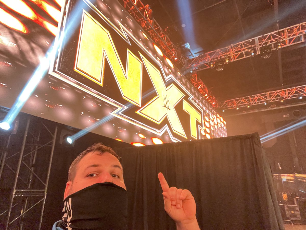 vincentlaspada's tweet photo. Getting ready for MXT at the Capital Wrestling center https://t.co/qWeDetdKfk