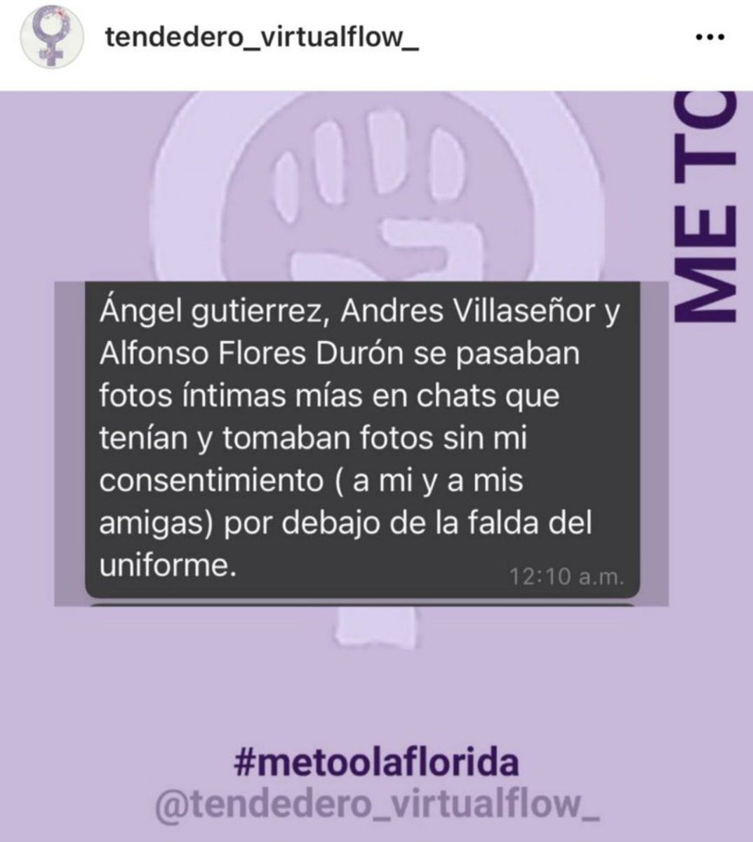 denunciaitam's tweet photo. Chats donde se pasan fotos íntimas sin consentimiento. La violencia contra las mujeres en mos lugares que deberían ser más seguros.
Alfonso Flores. Ciencia Política y Relaciones Internacionales.
#MeTooITAM https://t.co/zrwNcG2SDt