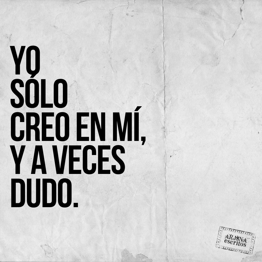 ArjonaEscritos's tweet photo. Yo sólo creo en mí... Y a veces dudo. @Ricardo_Arjona ⋆✮⋆ #ActitudBlancoYNegro 

#MiércolesDeFrases #ArjonaEscritos #FrasesArjona #RicardoArjona https://t.co/EHN60ztbbU