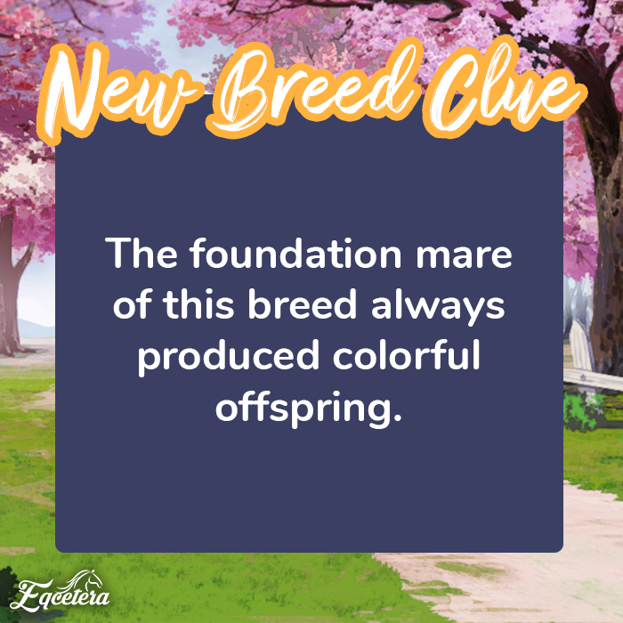 EqceteraGame's tweet photo. New breed this Saturday! What do you think it is? https://t.co/RJEzv60z5k