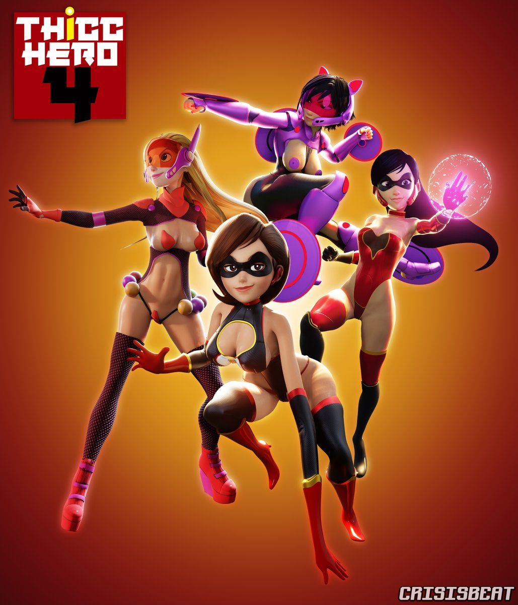 crisisbeat4's tweet photo. Working on the second part of the "Thicc Hero 4"  story!
Who's your favorite?

Elastic Milf
Invisible V
Turbo Go
Chemical Blondie

More of this sexy team on https://t.co/7TinwXs4KH
play the first part
https://t.co/b5FcMrU9mD
or check this cool cg set on
https://t.co/6UhCSKhJWB https://t.co/jl9e2mGykc