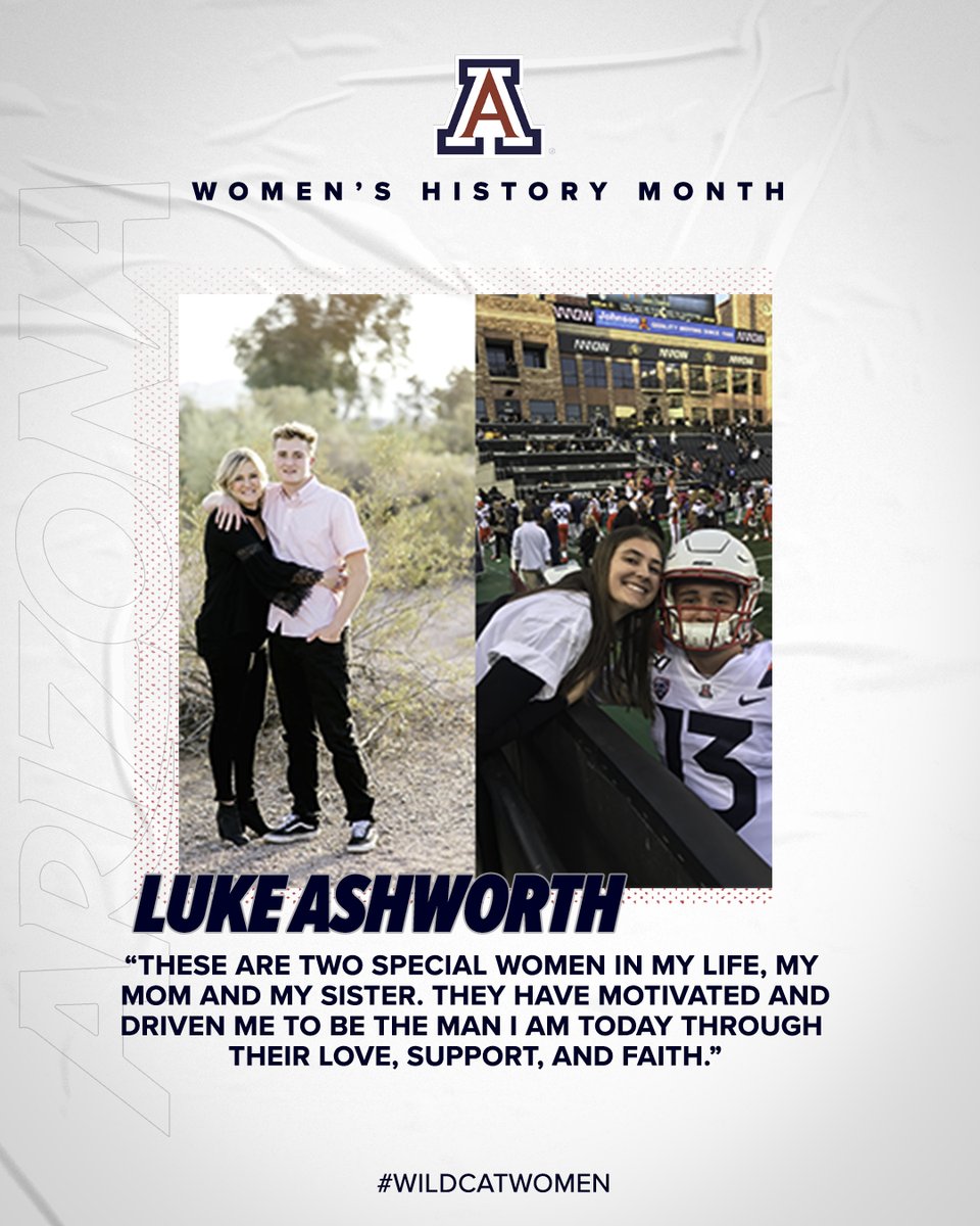 ArizonaFBall's tweet photo. In honor of #WomensHistoryMonth, we're introducing you to some of our favorite #WildcatWomen. Here's why ⬇️

Thanks for sharing, 
@DangeloTristen 
@PaitonFears 
@LeifMags 
@luke_ashworth15 https://t.co/EOKYdRfSjn