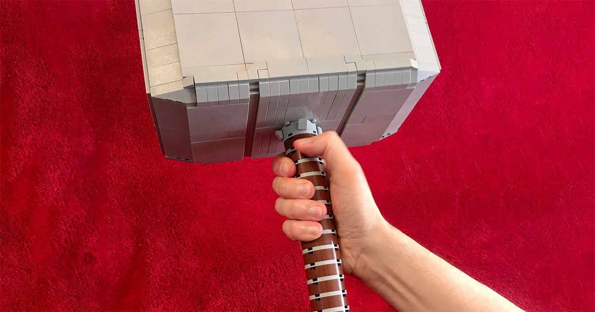 Only the worthy can build this LEGO Thor’s Hammer https://t.co/5zophC1X0R https://t.co/Mhx3HxpkbZ