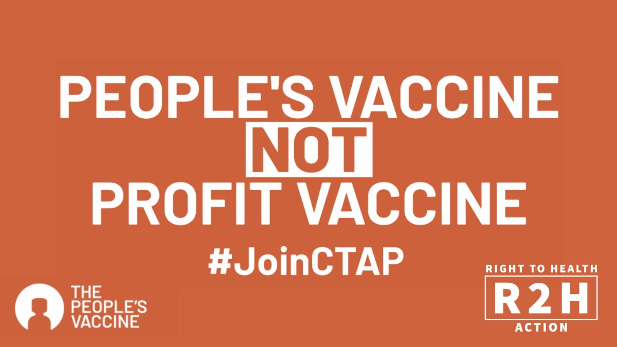Right to Health Action (@r2haction) on Twitter photo We are cosponsoring a day of action for vaccine equity tomorrow March 11th by hosting demonstrations outside Pfizer, Moderna, and other pharma giants to #freethevaccine and protect people over profits. <a href="/Potus/">President Donald J. Trump</a> MUST support #TRIPSWaiver and #CTAP NOW! We are cosponsoring a day of action for vaccine equity tomorrow March 11th by hosting demonstrations outside Pfizer, Moderna, and other pharma giants to #freethevaccine and protect people over profits. <a href="/Potus/">President Donald J. Trump</a> MUST support #TRIPSWaiver and #CTAP NOW!