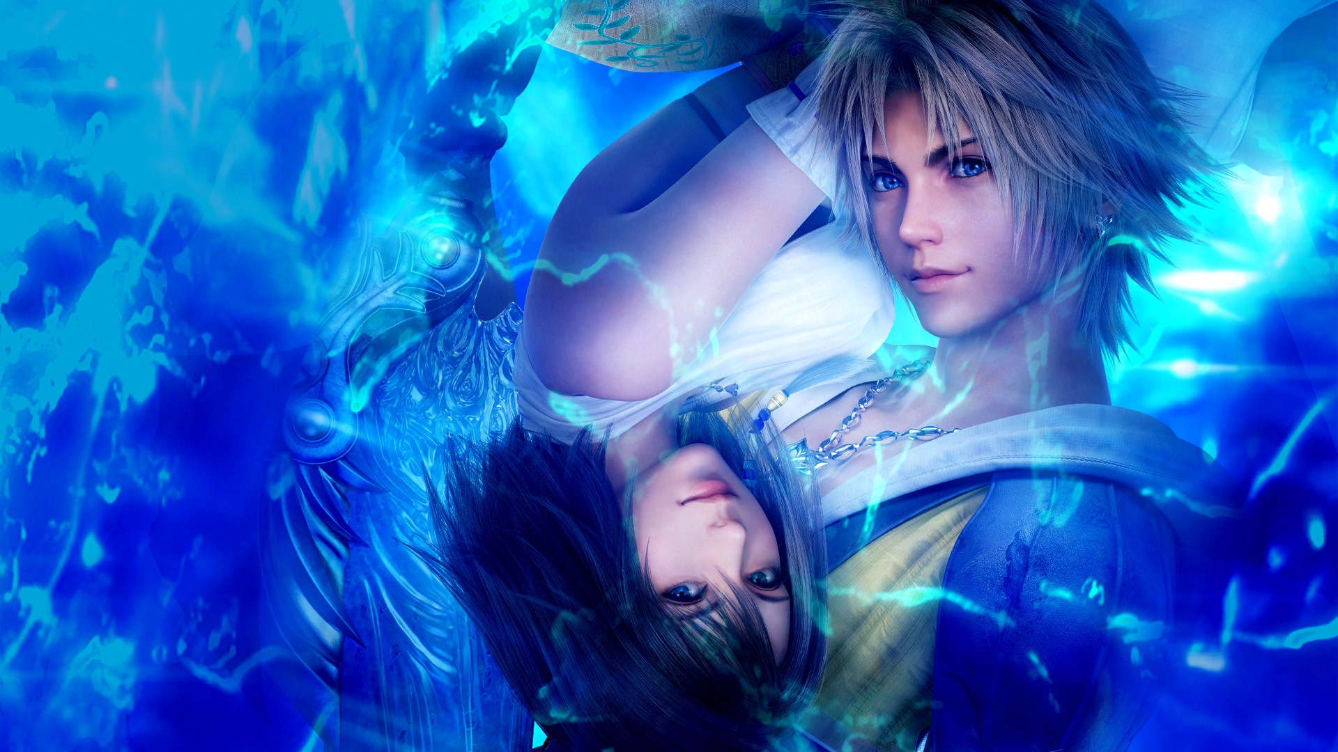 Final Fantasy X Characters Cartoon Wallpaper | Poster