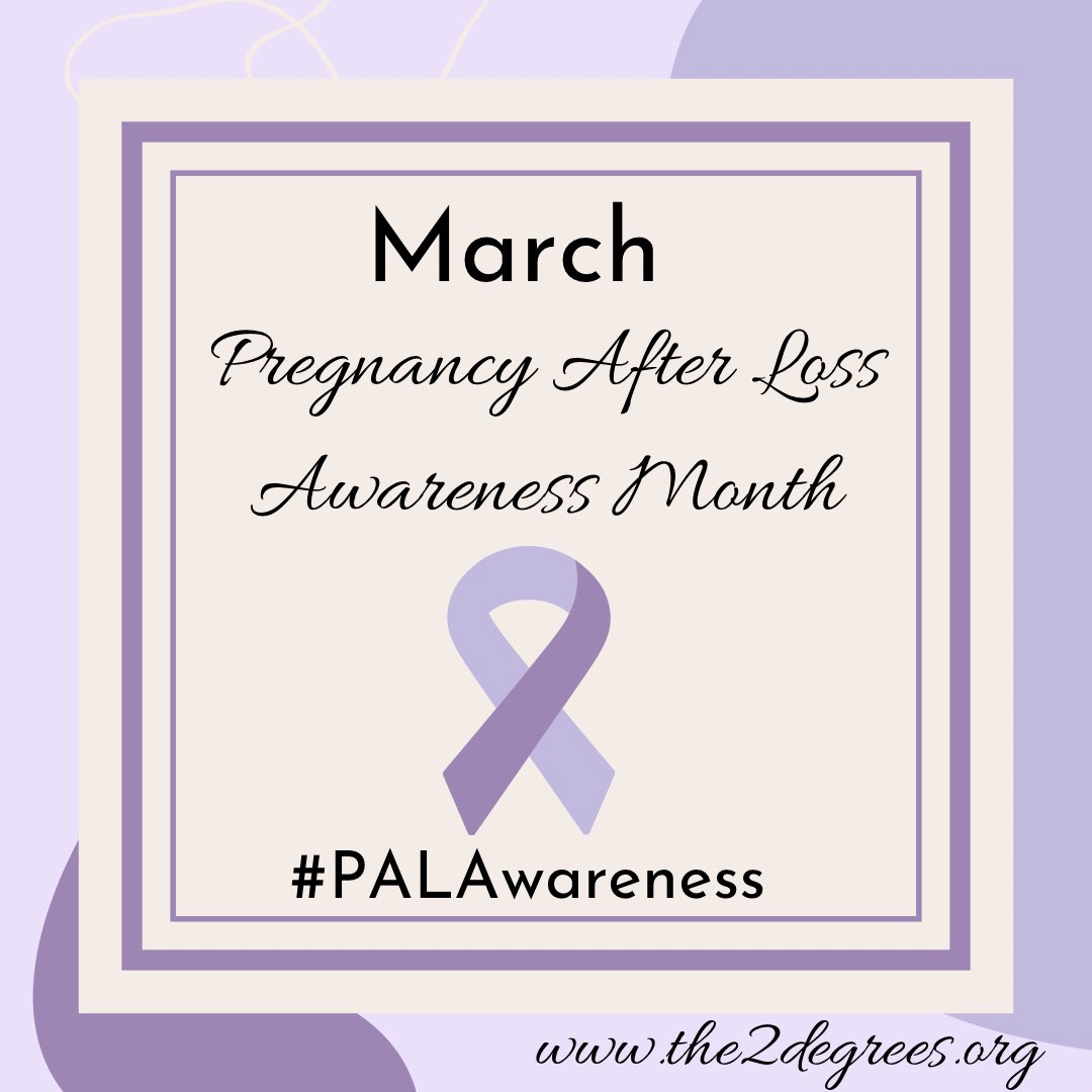 2DegreesFund's tweet photo. This March we would like to acknowledge all of those brave mommas that experienced (or are experiencing) pregnancy after a loss.
#PALAwareness https://t.co/Ox1gmNObRe