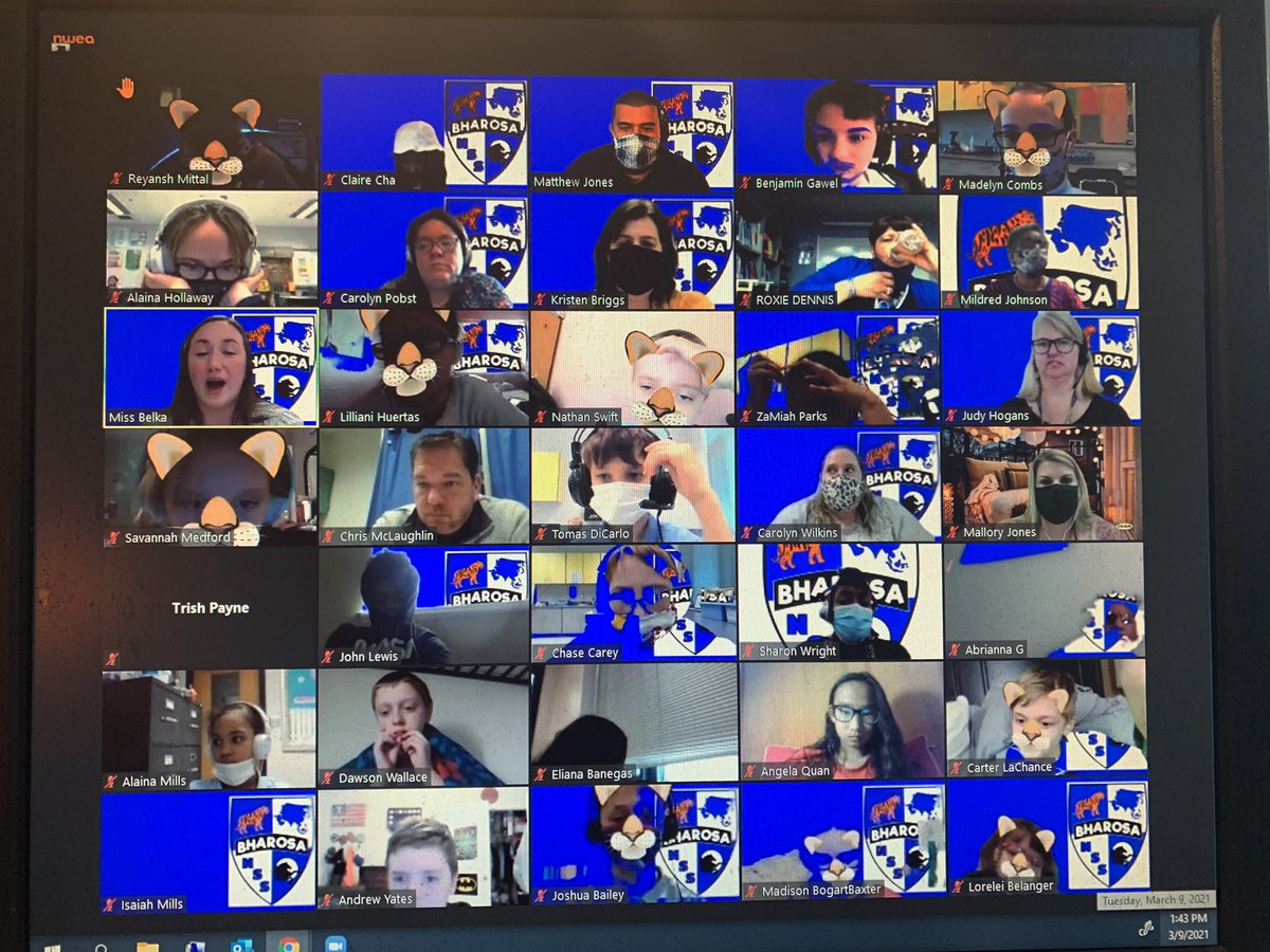 Had our first online house celebration Wednesday! It was great to celebrate all the students in the house of Bharosa! Can’t wait to do it again soon. #trustworthy #rca #TheJonesZone #SixHousesOneSchool