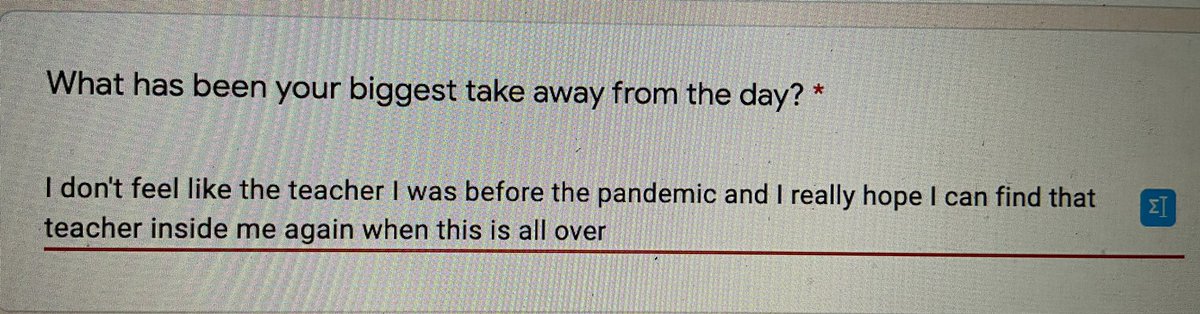 MrLane_Science's tweet photo. My district recently had an in-service day with an excellent keynote speaker that I should have loved but I just wasn’t in the mental state to hear it. When they asked us to provide feedback I did some reflection and this was my response... https://t.co/HZ1lz7agmn