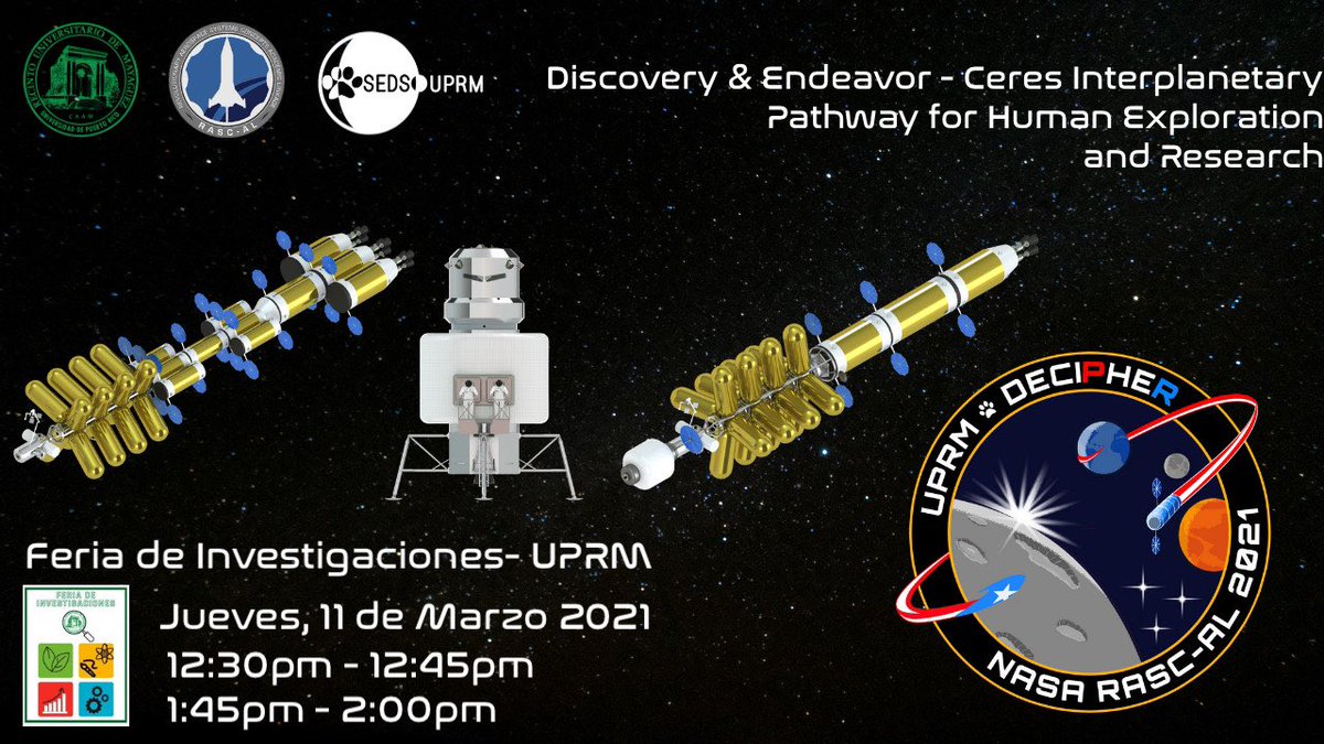 seds_uprm's tweet photo. ¿Interesadx en algún proyecto de SEDS-UPRM? ¡Acompáñenos mañana en la Feria de Investigaciones - UPR Mayagüez (@FDI_UPRM) y aprende sobre nuestros distintos proyectos! https://t.co/FM8iNEIgNO