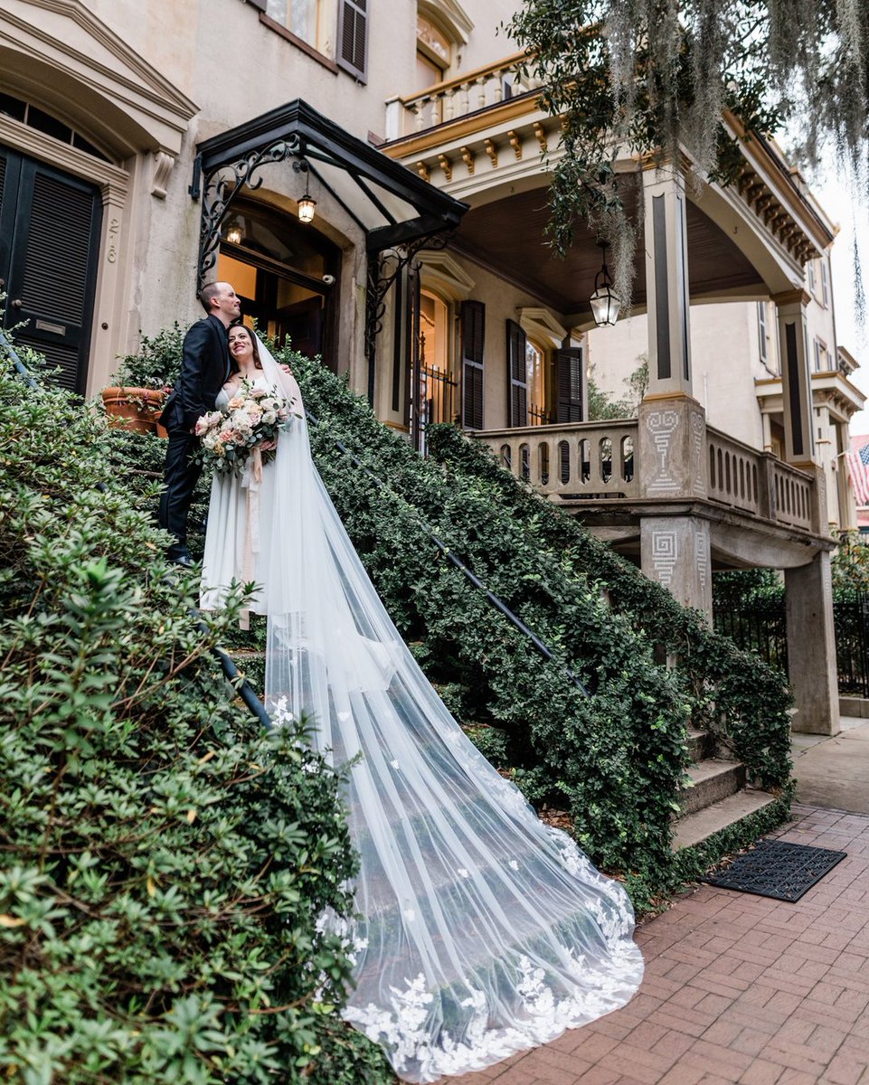 I’ll never get over Krystal’s veil. Ever. Ever ever.

The Savannah Elopement Package includes: Photography by <a href="/aptbphoto/">Apt. B Photography</a> // Bouquet + boutonnière by <a href="/ivoryandbeau/">Ivory & Beau</a> // Hair + makeup by @royalmakeupandhair // Cake by @wickedcakesofsavannah // Officiating by @reverendjoewadas