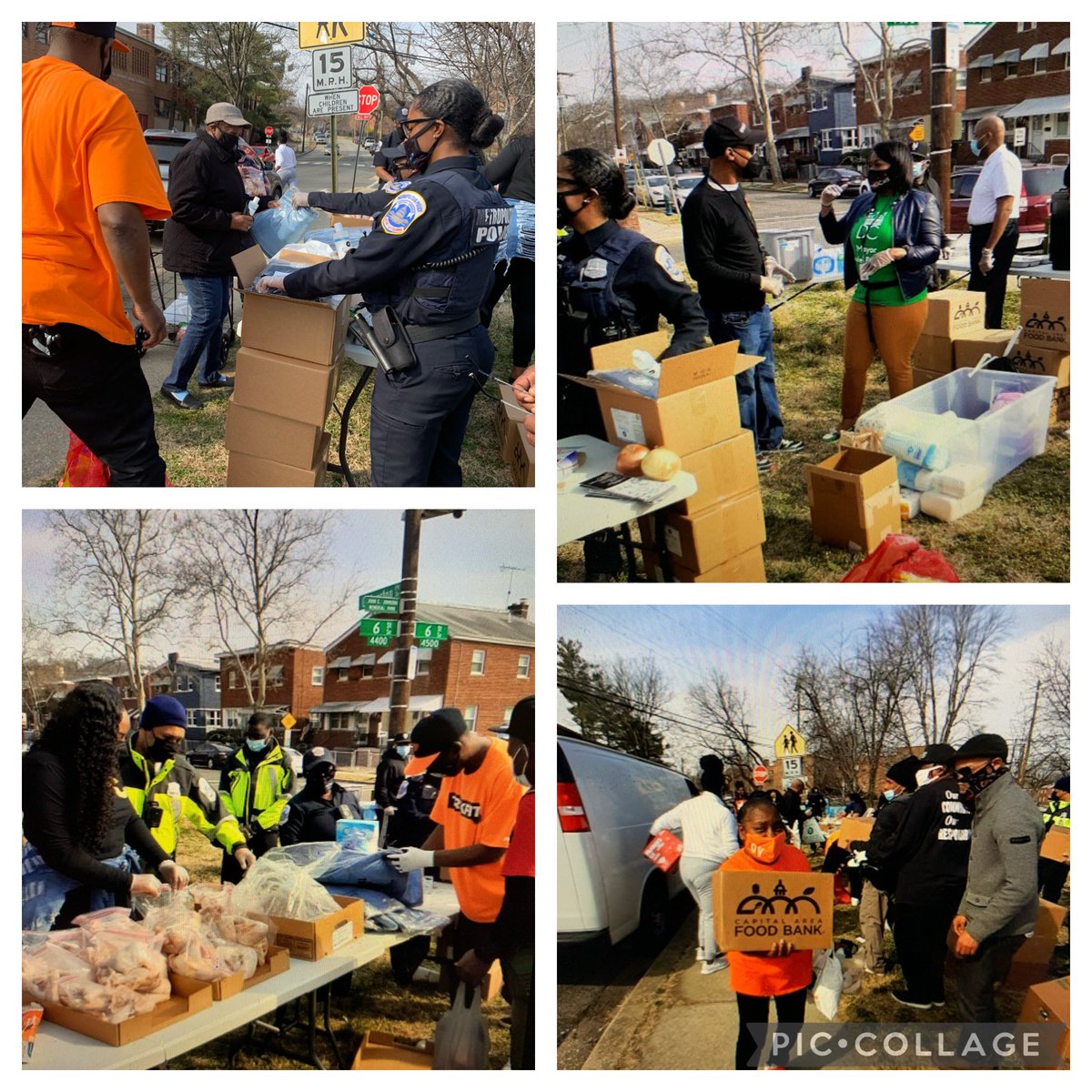 Good evening Ward8 on behalf of <a href="/MayorBowser/">Mayor Muriel Bowser</a> <a href="/DCMOCRS/">DC MOCRS</a> joined Commissioner <a href="/ITS3OFUS/">olivia henderson</a> for a food Drive along with CTS to distribute food and PPE this event was a Success‼️ 😁😁😄👍🏽