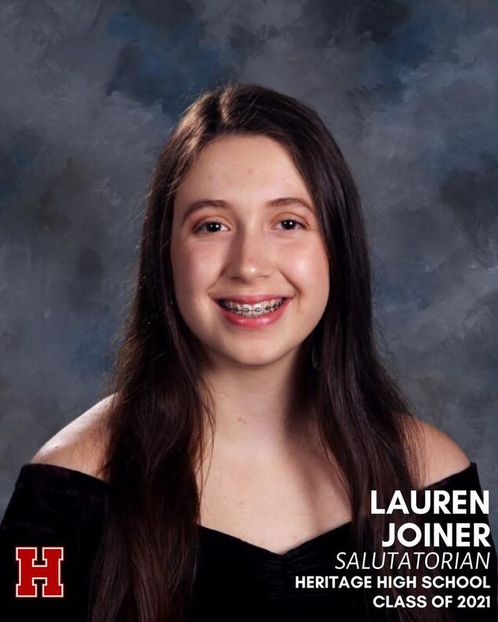 HHSMountaineers's tweet photo. Heritage High School is proud to announce the Valedictorian and Salutatorian for the 2020-2021 graduating class. These young women are the top scholars in a class of 352 students. https://t.co/Oo0amkjFtg