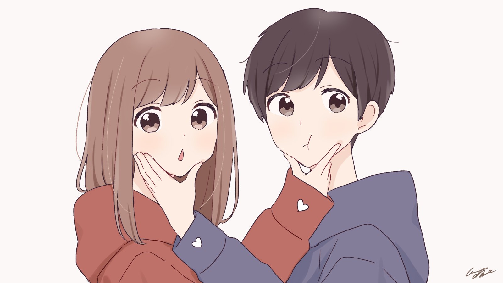 ぽむ 先輩はおとこのこ3巻発売中 カップルアイコンにどぞ T Co Pnul7g2vwy Twitter