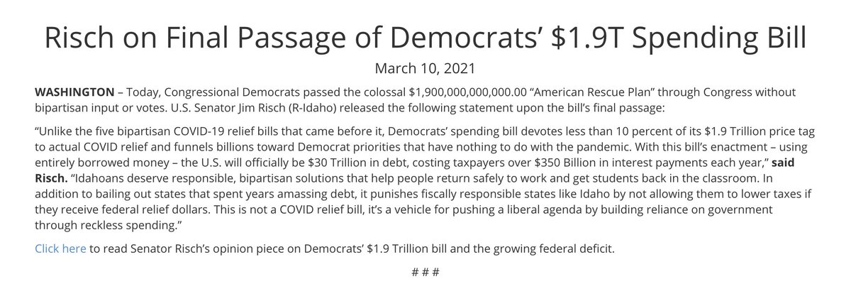 Jim Risch tweet media