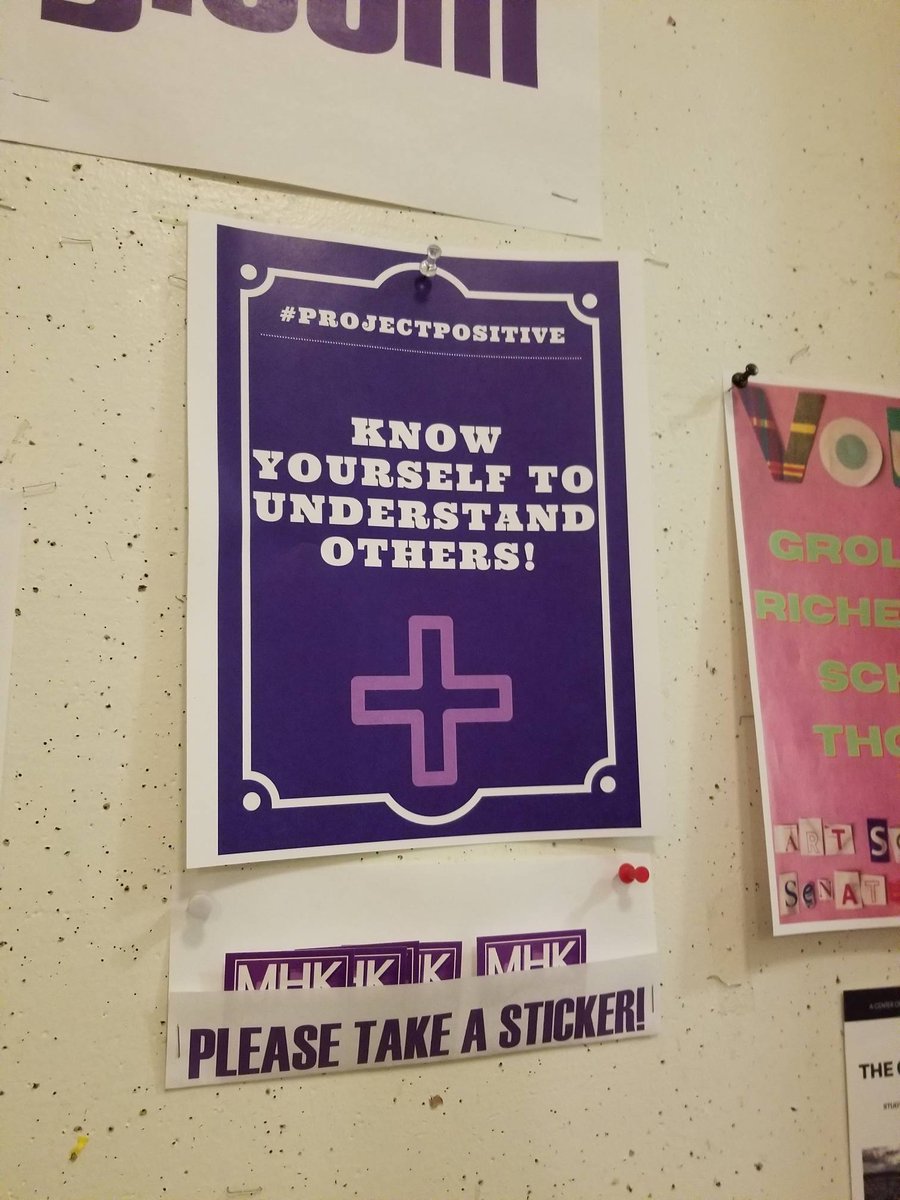 #ProjectPositive posters went up on campus tonight. We hope to see campus coming together soon. #MayEaglesForeverSoar #EMAW