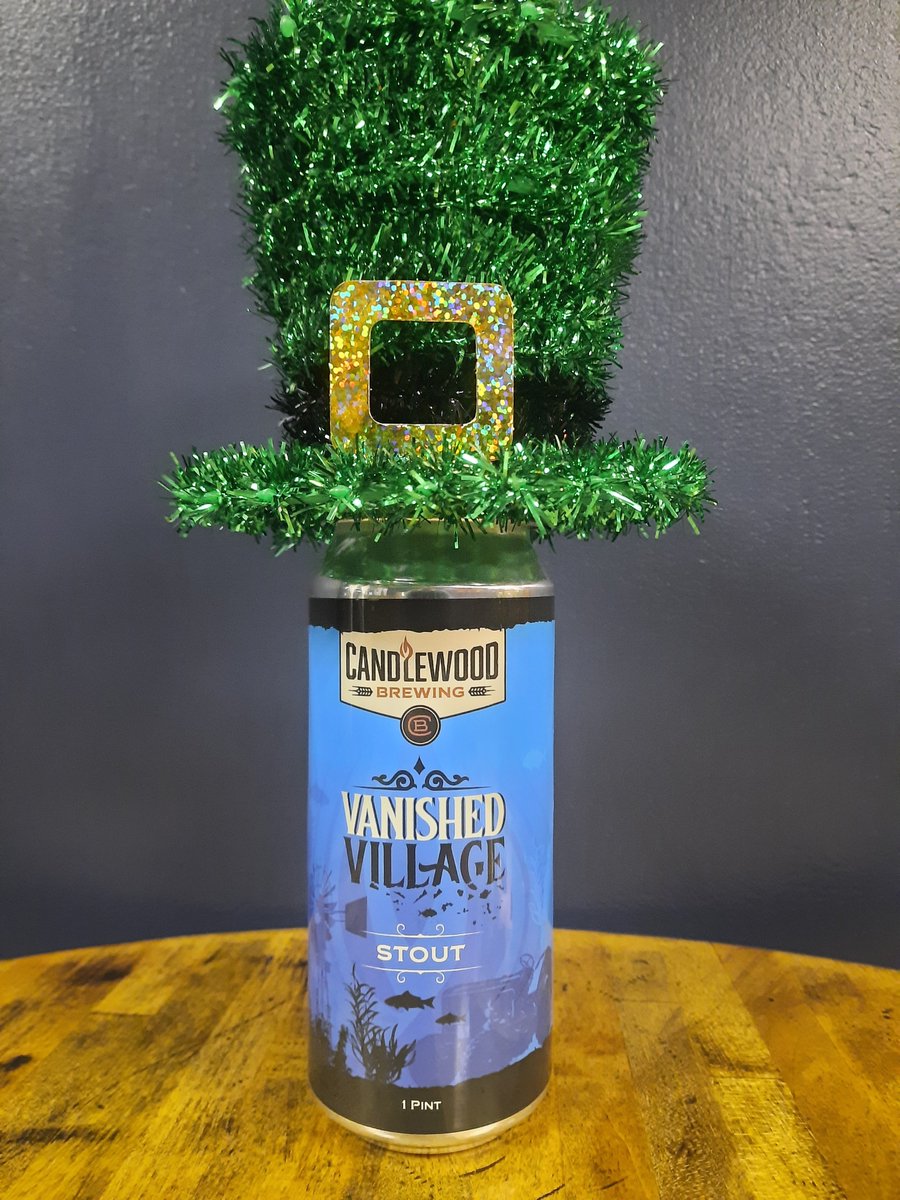 All this weekend, in celebration of Saint Patrick's Day, our Vanished Village Stout is $5 a pint!
Oh yeah, new patio is open!!!