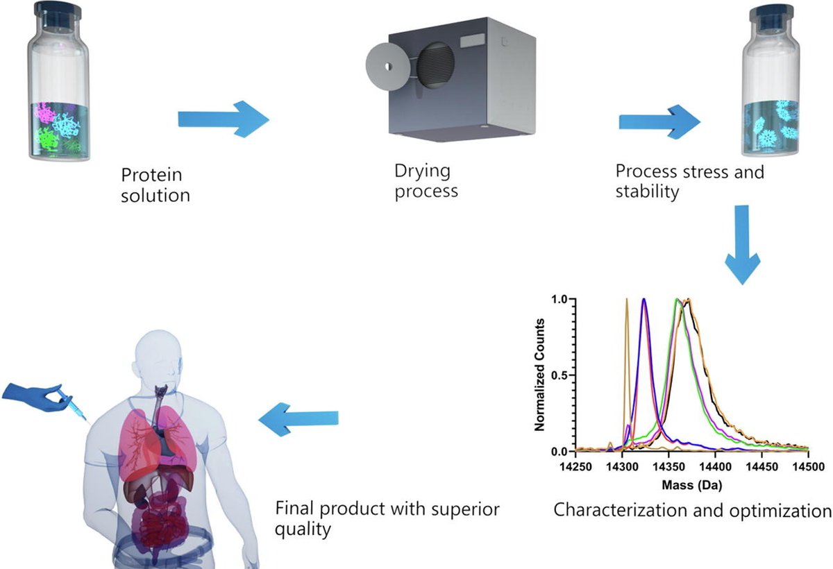 ADDReditors's tweet image. ADDR in Press: &quot;Pharmaceutical protein solids: drying technology, solid-state characterization and stability&quot;
By Qi (Tony) Zhou and coworkers @purduepharmacy 
#proteindrug #PhysicalStability #dryingtechnology #pharmaindustry
doi.org/10.1016/j.addr…