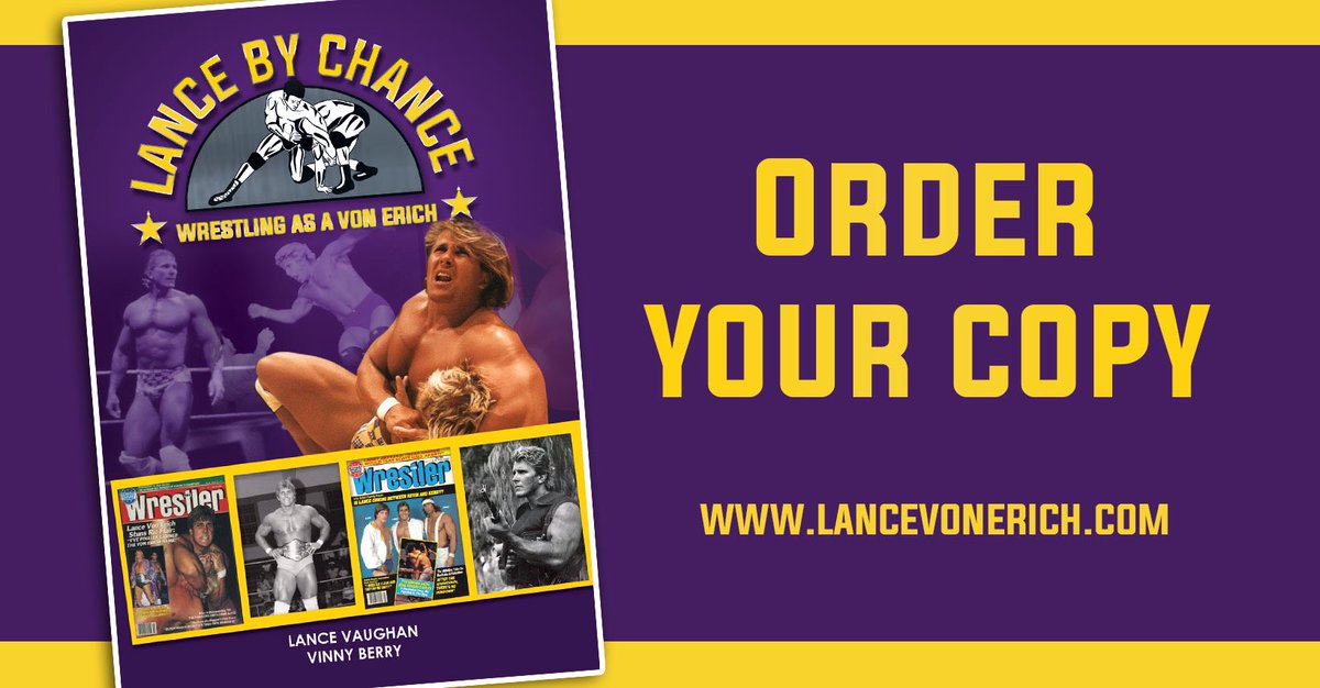 Vintagemarkspod's tweet photo. A brand new special podcast drops tomorrow morning. The guys talk to Lance By Chance author @erich_lance (Vinny Berry) about his book. A great conversation talking about Lance’s career and just how hot the Vin Erich were in Texas. https://t.co/UaYWNcDkLj