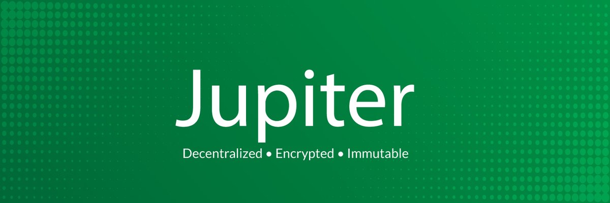 𝐉𝐔𝐏𝐈𝐓𝐄𝐑  $JUP Jupiter is an open source software program, which    powers its own Blockchain Gravity is a framework built that interfaces with    Jupiter/allows DAPPSApplications can be internal or external and use    military grade encryption