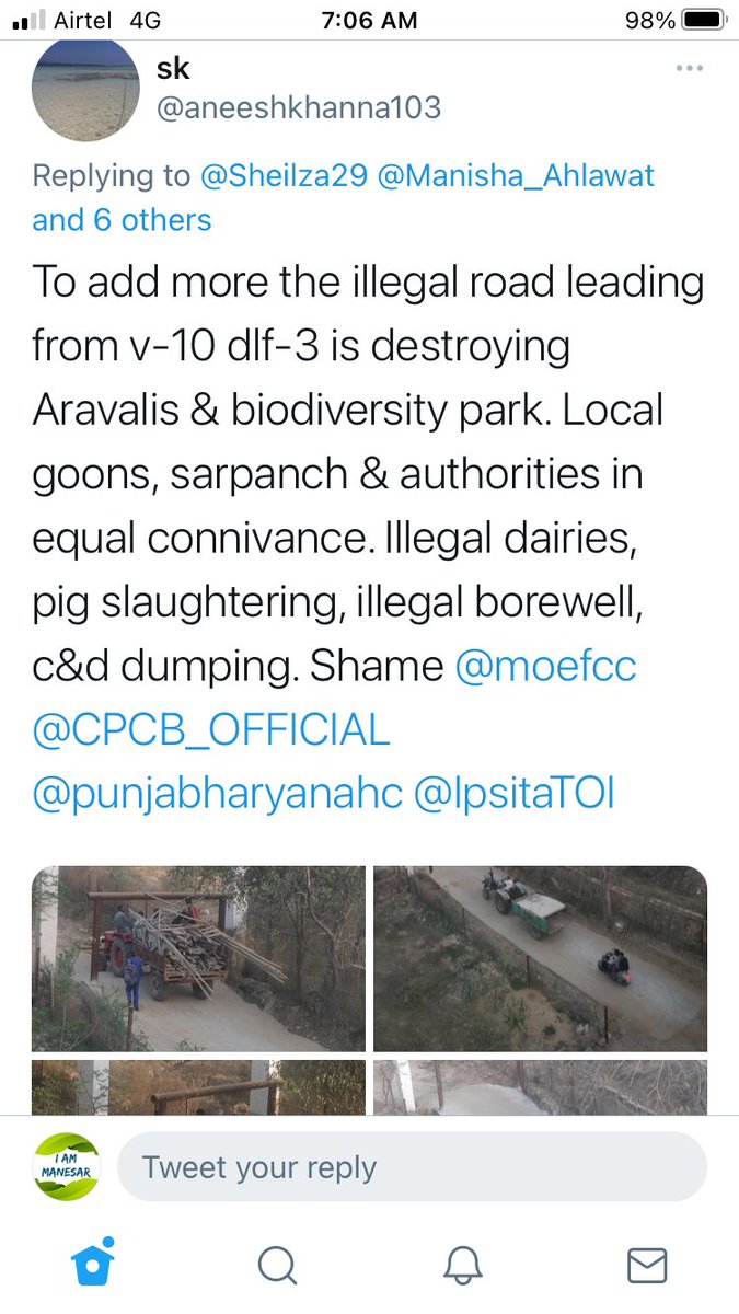 घणी तारीफ़ होनी चाहिए, कीजिएगा ज़रूर👏🏻

Pic 1
एक हज़ारों फ़ैमिली रहती है उनके रास्ते को ज़बरदस्ती बंद कर दिया जाता है #KherkiDaulaToll

Pic 2
दूसरी तरफ़ प्रशासनिक आदेश के बाद भी इस रास्ते को खुला छोड़ा है ताकि अरावली को नौचा जा सके व अवैध काम अच्छे से चलते रहे #Aravali <a href="/Dchautala/">Dushyant Chautala</a>