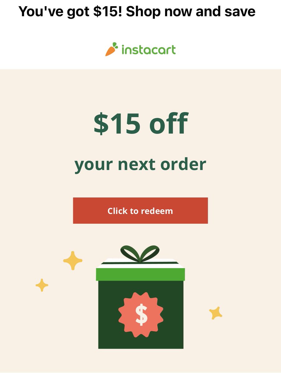 ItsWakz's tweet photo. @Instacart you guys send me a coupon, only to tell me I can’t use it in Canada 🧐 no love for Canada ? https://t.co/nRYbxxupqe