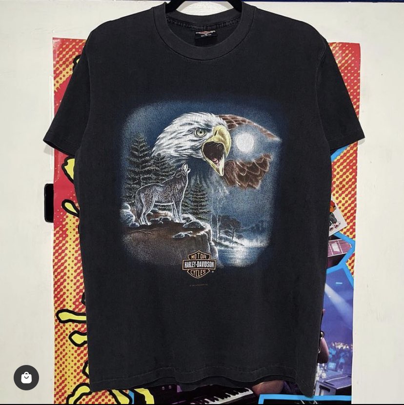 VtgAffiliated's tweet photo. 1993 Harley Davidson T shirt / Size Medium / Price $35 #vintage https://t.co/PzKwn96kpy