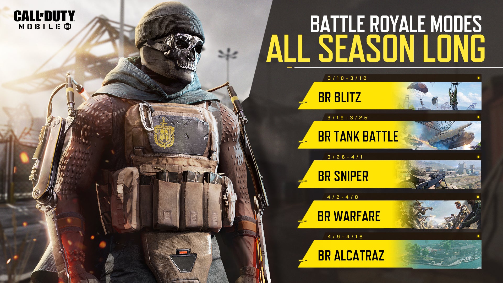 Cod Mobile Season 2 2021 Cod Mobile Intel On Twitter: "Alcatraz Will Be A Limited Time Mode From Now  And Will Be Back In Season 2 From 4/9 - 4/16. #Codmobile  Https://T.co/36Krcbdfdg" / Twitter