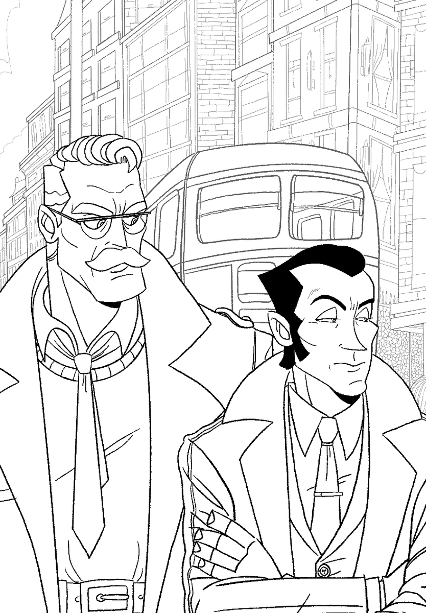 _TheAntiChris's tweet photo. Wip of inspector Gregson and Lestrade from my 1970s AU. Not final designs, but it's fun to get more comfortable in drawing other characters. And yes; Gregson looks like commissioner Gordon, I know! 😇
-
#SherlockHolmes #Sherlockian #InspectorGregson #InspectorLestrade #1970s #art https://t.co/4EsVAMYOp9