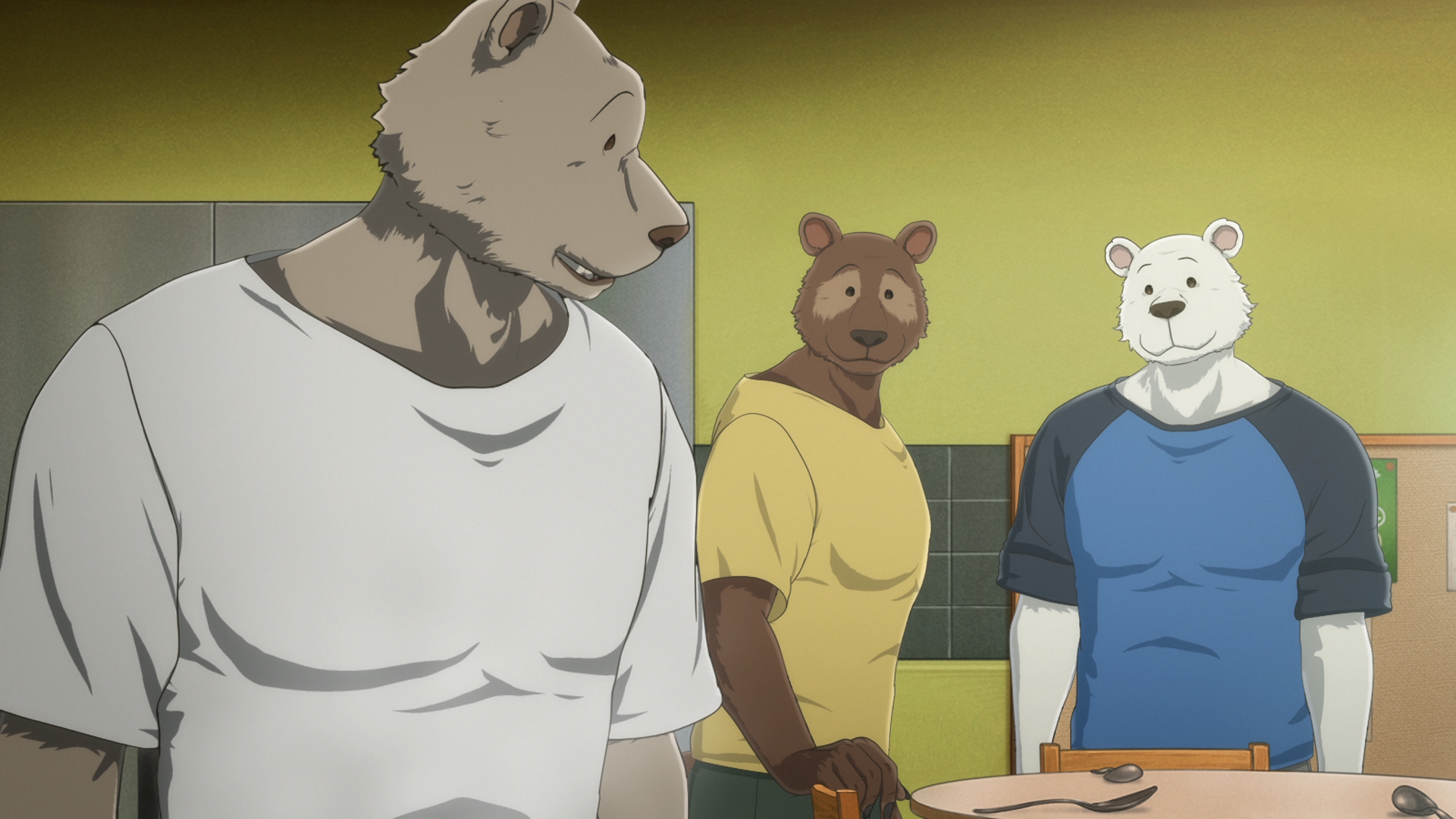 アニメ Beastars ビースターズ 第23話先行カット公開 第23話より4枚公開 リズと大格闘を繰り広げた手負いのレゴシは 大晦日の決闘までにもっと強くならなければと焦る そんなレゴシにゴウヒンはある提案をする あらすじ T Co