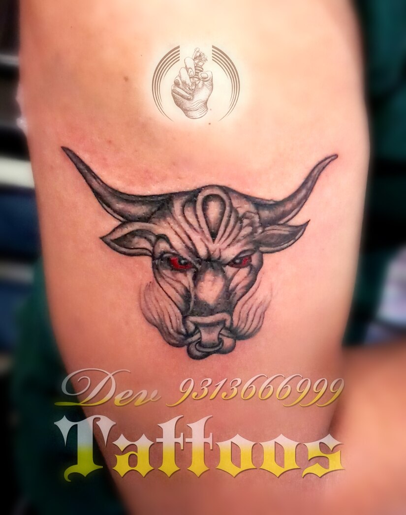 TAURUS Zodiac Print Tattoo Art Bull Astrology Sign 5 X 7, 8 X 10 or 11 X 14  - Etsy