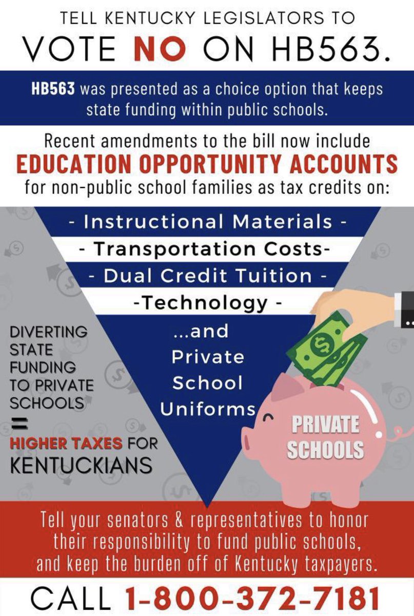 HB 563 has many unintended consequences.  Elimination of local control and a funding shift towards the local taxpayer.