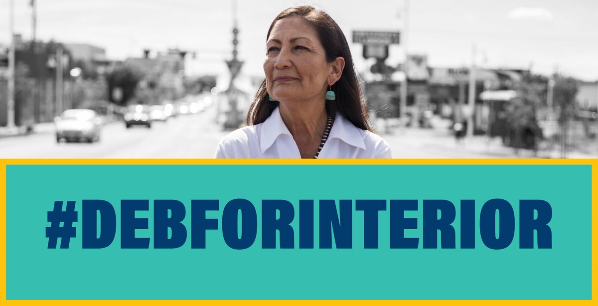 IllumiNative's tweet image. .@RepDebHaaland’s nomination goes to the full Senate for a vote on Monday. Several senators need to hear that her confirmation is important to their constituents, &amp;amp; that we are watching this vote. Click the link to urge them to support #DebForInterior. 
actionnetwork.org/petitions/conf…