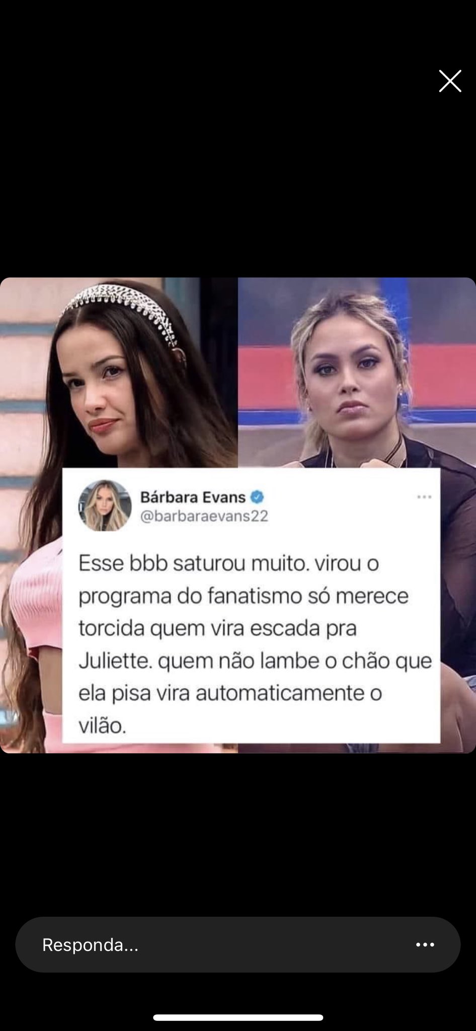 Isso é montagem 🥺 Parem de me julgar por algo que não fiz E se tivesse feito, nossa ia até o fim! https://t.co/iJasuktDw7