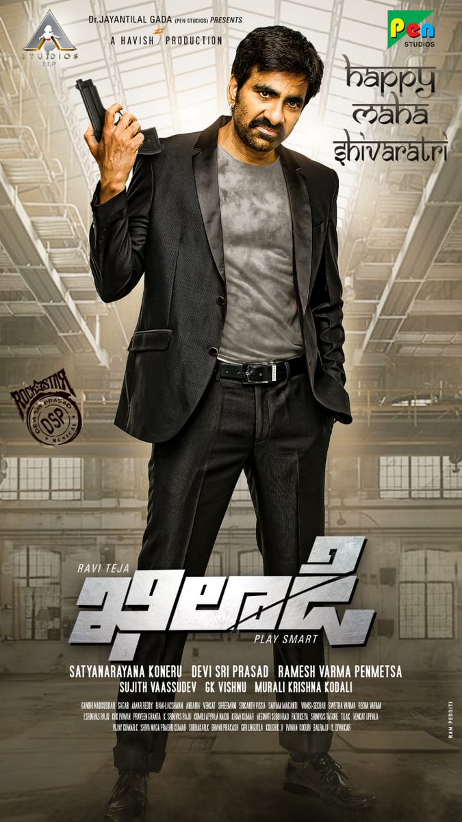 RaviTeja_offl's tweet photo. Happy Shivaratri 🙏🏻🙏🏻
#Khiladi https://t.co/ZzYIWg1W7Y