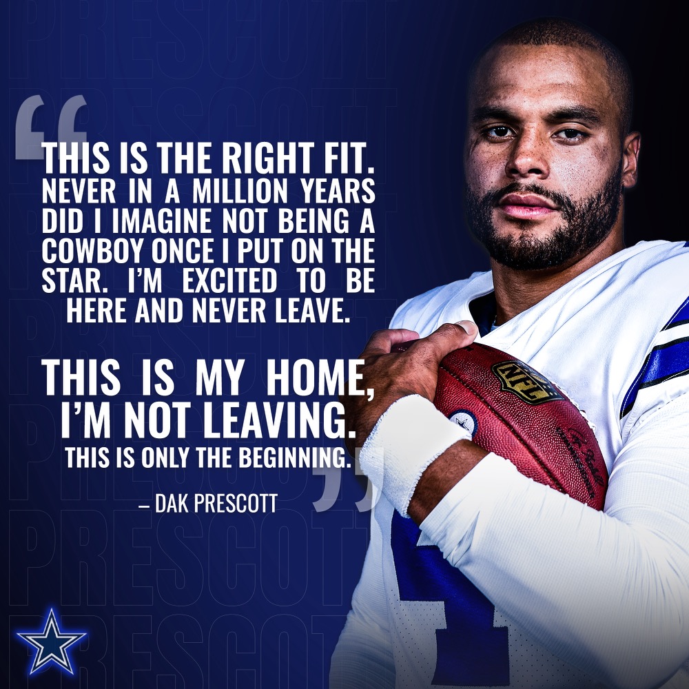 Only the beginning.

<a href="/dak/">Dak Prescott</a> | #DallasCowboys