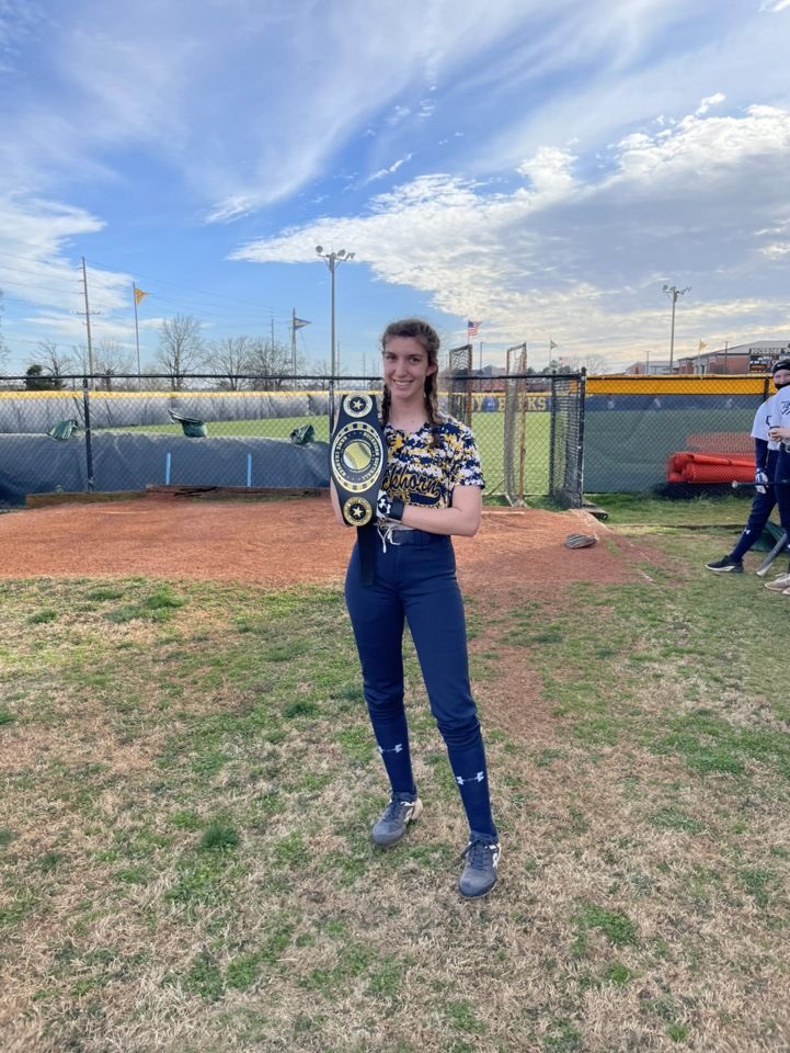 Game Changer awards for the Lady Bucks 20-0 win are Columbia go to Kaitlyn Smithey and Lexi Nicosia. Way to go ladies! #gobucks #twoclapsandaRicFlair