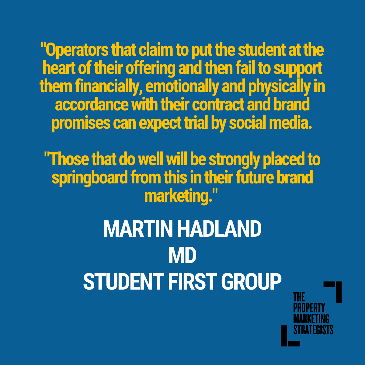 strategists_the's tweet photo. Join Martin Hadland from @SFGroup_UK on March 19th for a discussion about the impact of marketing, the power of brand and the future of marketing in #pbsa, #btr, #coliving. Register for our free webinar today: https://t.co/efpeBpdDF8

#marketing #marketingstrategy #property https://t.co/hWR5S3LXfK