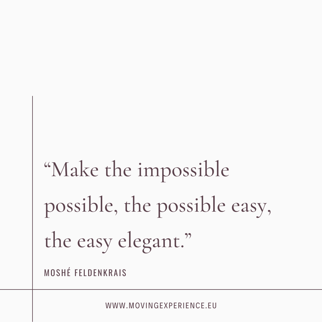 TanzbarTango's tweet image. “Make the impossible possible, the possible easy, the easy elegant.” Moshé Feldenkrais

#Feldenkrais #MovingExperience #OnlineLearning #MosheFeldenkrais