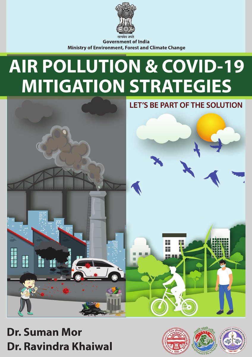moefcc's tweet image. COVID-19 &amp;amp; Air Pollution could be a risky combination &amp;amp; we need to be alert &amp;amp; prepared. Pleased to release a booklet on Air Pollution &amp;amp; COVID19 Mitigation measures to create awareness among the public &amp;amp; reduce their adverse impacts. #BeAlertBePrepared