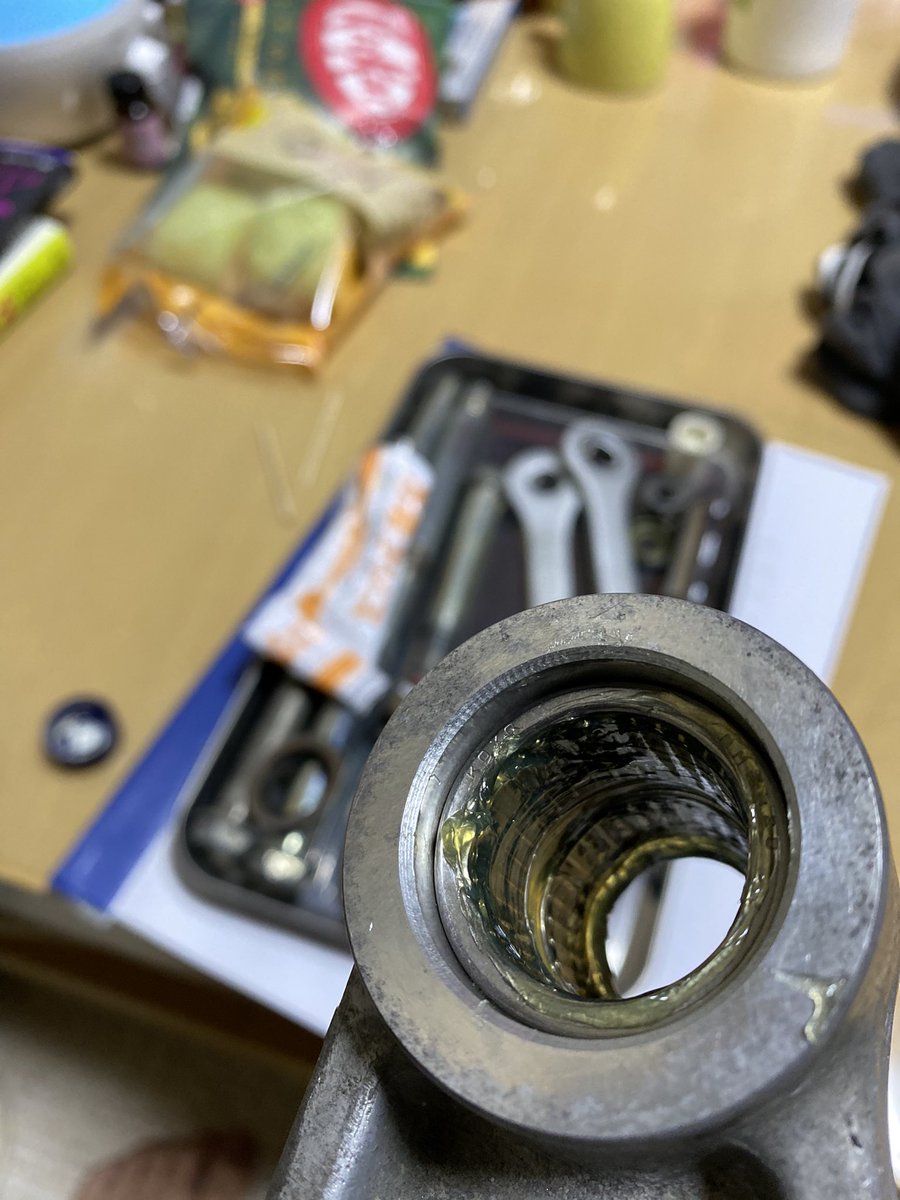 FukRider's tweet photo. リンク　グリスアップ
異音解消 https://t.co/m4RKl1tpeF