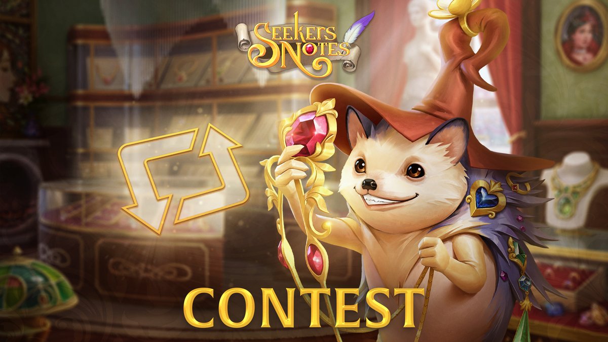 SeekersNotes's tweet photo. 🦔Little Dash just can't leave sparkly jewelry alone! 🔄 Retweet this to banish the little rascal!

🎁Get the chance to be one of 15 lucky Seekers to earn these awesome rewards: 50 silver paws, a Tool Kit, and a Wizard's Treasure chest. https://t.co/zMQV6rZQmT