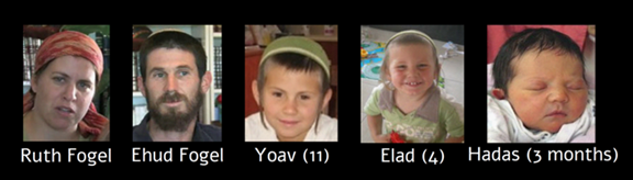MauriceHirsch4's tweet photo. 10 years ago today, 2 Palestinian terrorists murdered Ruth, Udi, Yoav (11), Elad (4) &amp; baby Hadas Fogel. 

As a reward for murdering Jews, the salary the Palestinian Authority pays the murderers is set to rise by 50%, from 4,000 shekels ($1,203) to 6,000 ($1,806) per month. https://t.co/gcsP9ecpfN