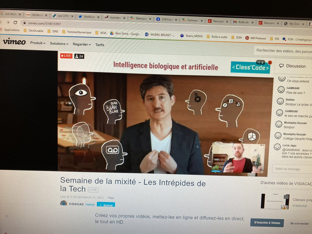 Muriel Brunet (@murielbbg) on Twitter photo C’est parti 🚀👉 sensibilisation à l’#IA pour 800 élèves en #college et #lycée par <a href="/intrepides_tech/">Les Intrépides de la Tech</a> @DANEMontpellier <a href="/acmontpellier/">Académie Montpellier</a> <a href="/CompagnieDuCode/">LaCompagnieDuCode</a> <a href="/simplonco/">ok</a> <a href="/MagicMakersAt/">Magic Makers</a>
Cc <a href="/Edu_Num/">Éducation Numérique</a> <a href="/FemmesNumerique/">Femmes@Numérique</a> C’est parti 🚀👉 sensibilisation à l’#IA pour 800 élèves en #college et #lycée par <a href="/intrepides_tech/">Les Intrépides de la Tech</a> @DANEMontpellier <a href="/acmontpellier/">Académie Montpellier</a> <a href="/CompagnieDuCode/">LaCompagnieDuCode</a> <a href="/simplonco/">ok</a> <a href="/MagicMakersAt/">Magic Makers</a>
Cc <a href="/Edu_Num/">Éducation Numérique</a> <a href="/FemmesNumerique/">Femmes@Numérique</a>
