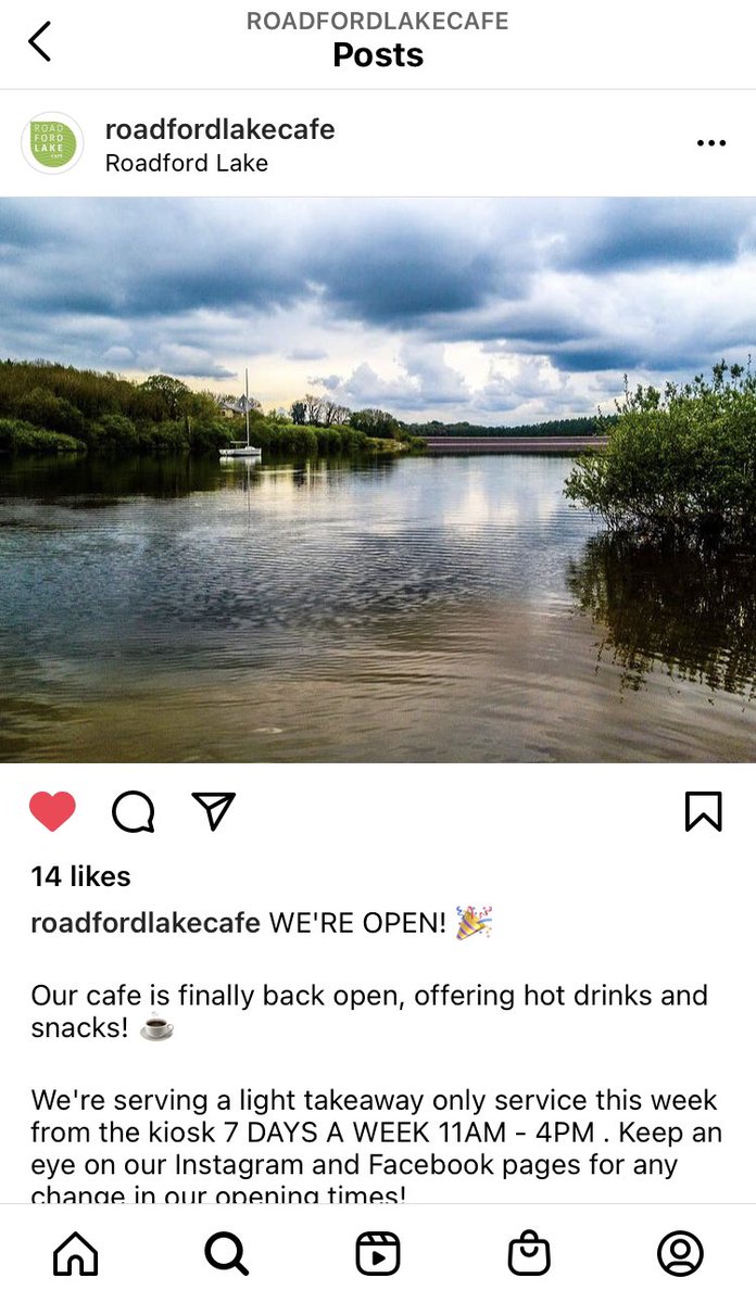 neilreeves's tweet photo. We have tentatively opened the takeaway hatch at our Roadford lake. 

They have just launched a new Instagram account where you will see some great food, some great people &amp; some great places

Starting from scratch, so please give them a follow..

#countryside #cafe #nature https://t.co/GEYrsBQz6y