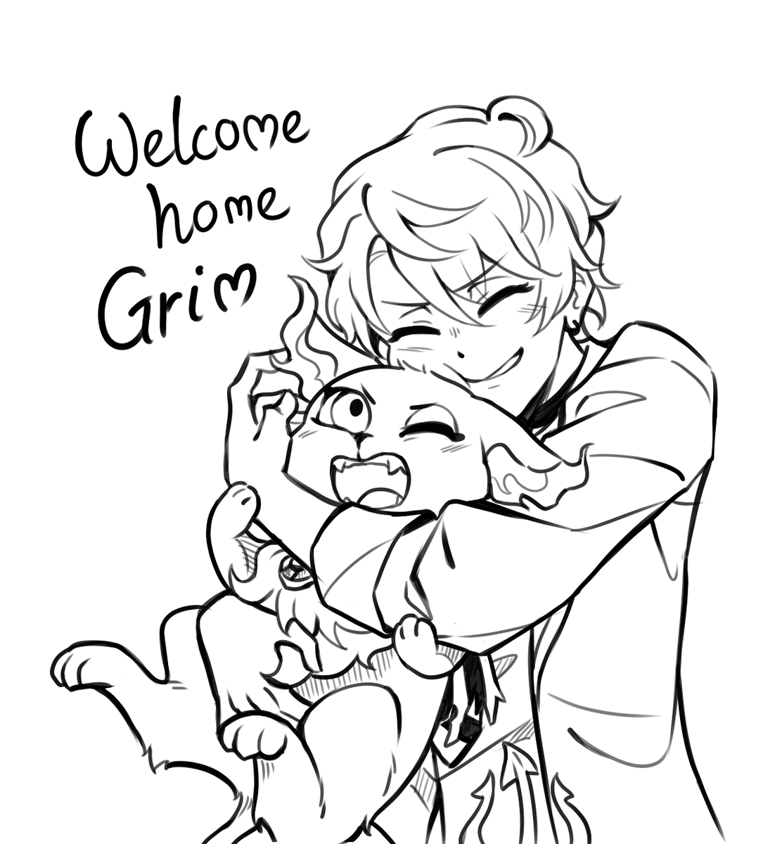The new Grim SR card is just soooooooooo cuteeeeee. I never knew i need this in my life ;;;w;;; 