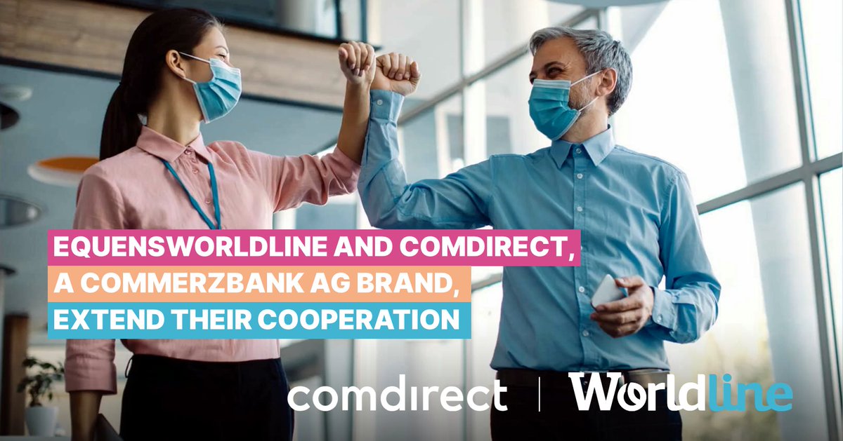WorldlineGlobal's tweet photo. #equensWorldline and @comdirect, a @Commerzbank brand, have extended their existing service agreement: @eW_eu will process the bank’s new @Visa debit card via its API based WL Extended Issuing service. https://t.co/FTMzJYbmOu https://t.co/5ayYH7OLaI