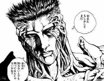 ハルウララを休ませる戸愚呂兄 