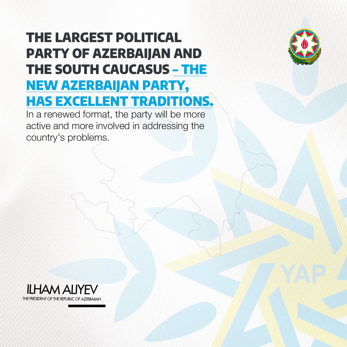 Ilham Aliyev (@presidentaz) on Twitter photo 